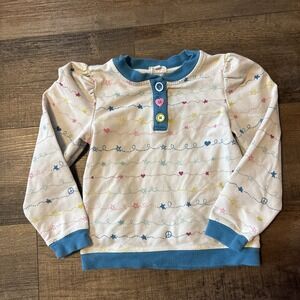 Finding Foxtale Girls 7 Long Sleeve Shirt Stars Hearts